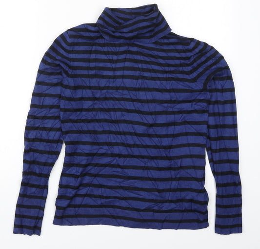 Womens UK Size 10 Betty Barclay Blue Pullover Jumper
