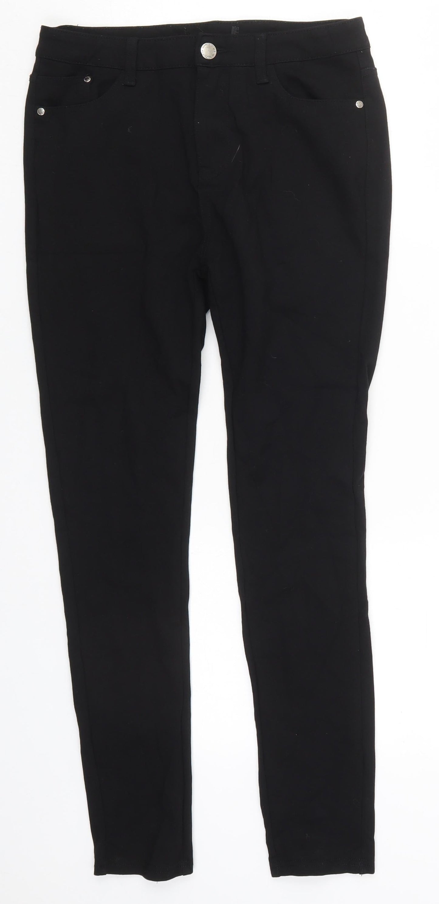 Womens UK Size 28 in Preworn Regular Fit Jegging Black Trousers