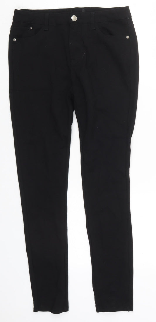 Womens UK Size 28 in Preworn Regular Fit Jegging Black Trousers