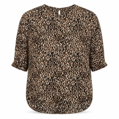 Womens UK Size 6 Primark Brown Basic Blouse