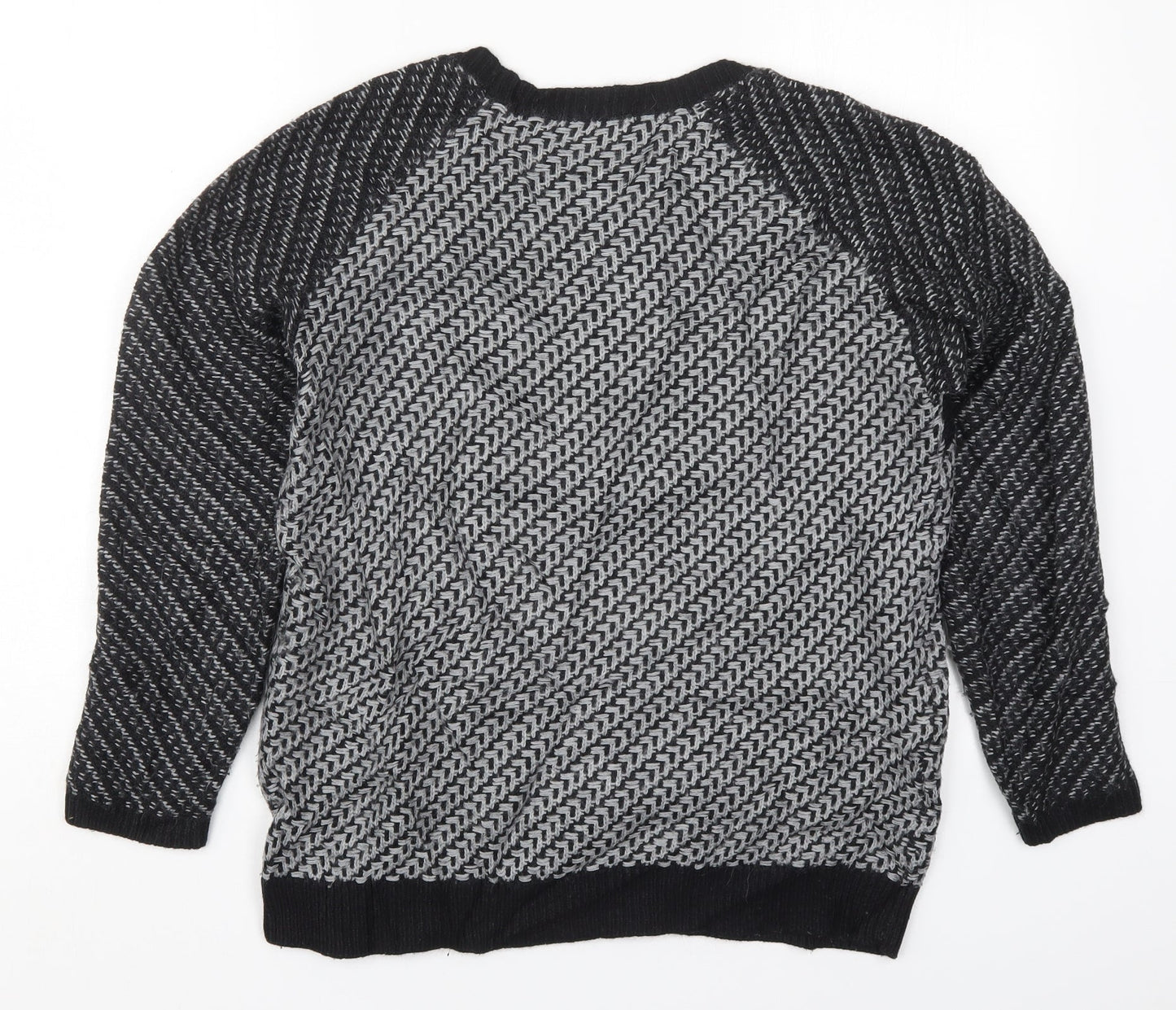 Womens UK Size 10 Marks and Spencer Grey Pullover Jumper