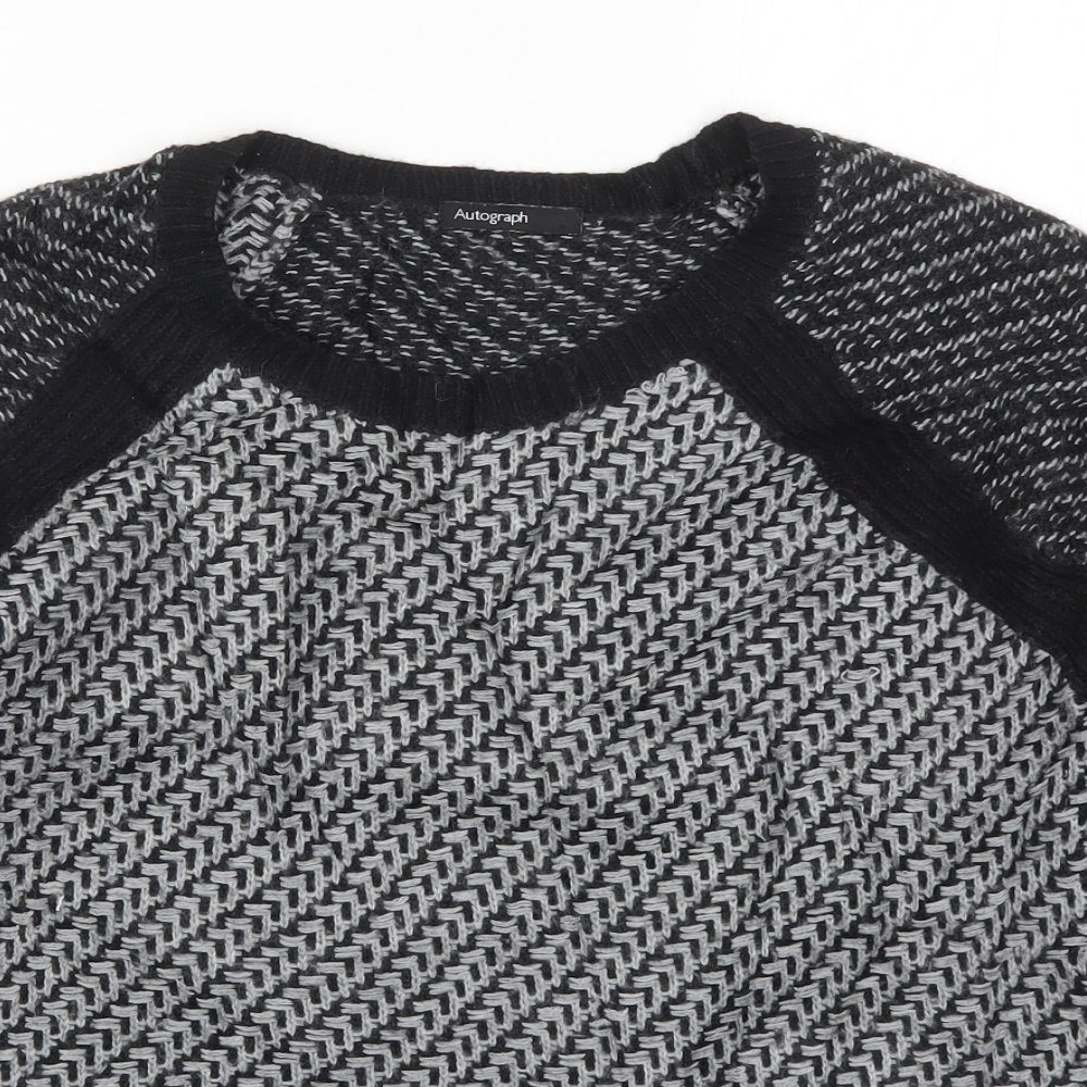 Womens UK Size 10 Marks and Spencer Grey Pullover Jumper