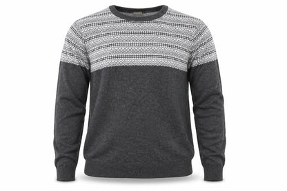 Mens UK Size M Oak Valley Grey Pullover Jumper