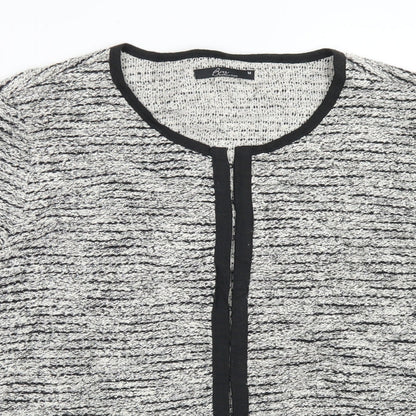 Womens UK Size M BM Collection Grey Cardigan Jumper