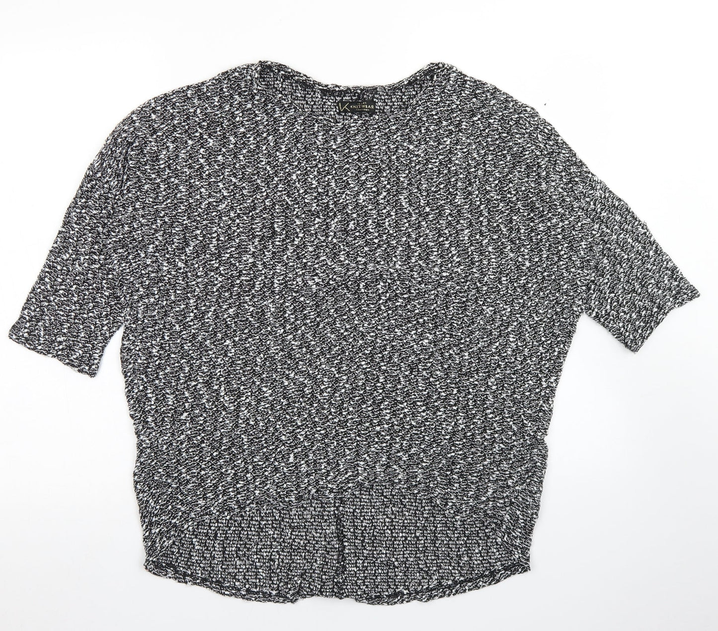 Womens UK Size 12 New Look Grey Basic T-Shirt