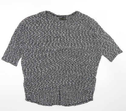 Womens UK Size 12 New Look Grey Basic T-Shirt