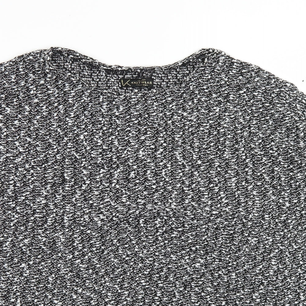 Womens UK Size 12 New Look Grey Basic T-Shirt