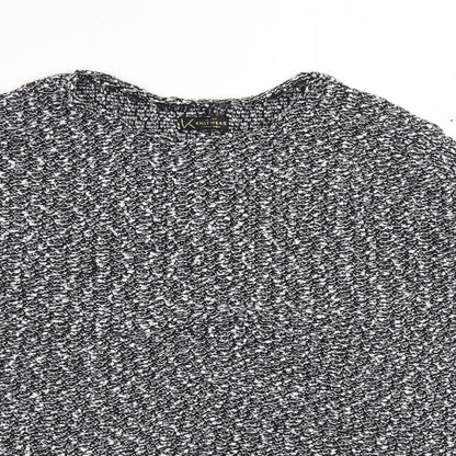 Womens UK Size 12 New Look Grey Basic T-Shirt