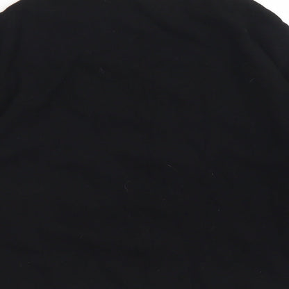 Womens UK Size 6 NEXT Black Cropped T-Shirt