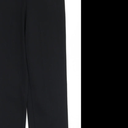 Womens UK Size 10 St Michael Regular Fit Dress Pants Black Trousers