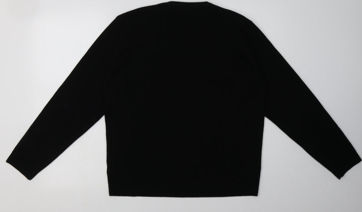 Mens UK Size L NEXT Black Pullover Sweatshirt