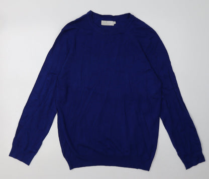 Mens UK Size S Debenhams Blue Pullover Sweatshirt