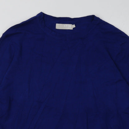 Mens UK Size S Debenhams Blue Pullover Sweatshirt