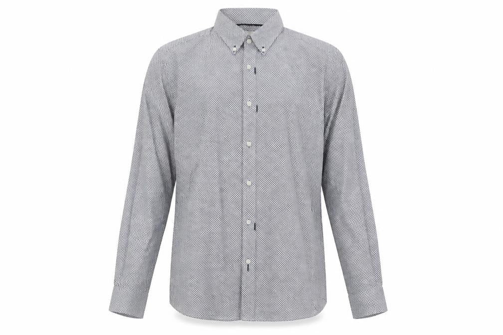 Mens UK Size M Debenhams Blue  Button-Up Long Sleeve Casual Shirt