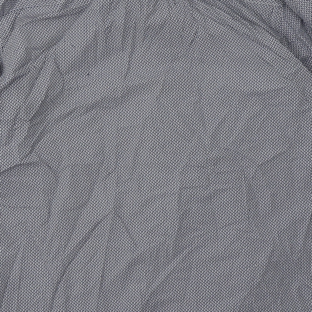 Mens UK Size M Debenhams Blue  Button-Up Long Sleeve Casual Shirt