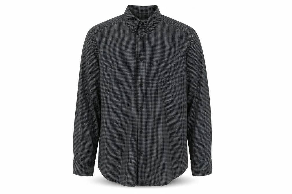 Mens UK Size S Old Navy Black  Button-Up Long Sleeve Casual Shirt