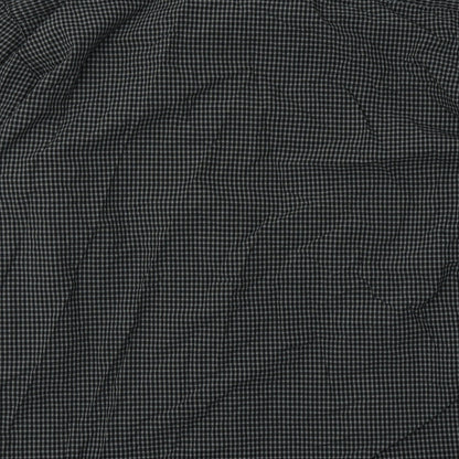 Mens UK Size S Old Navy Black  Button-Up Long Sleeve Casual Shirt