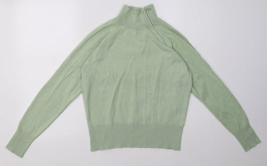 Womens UK Size 14 Marks and Spencer Green Pullover Sweatshirt
