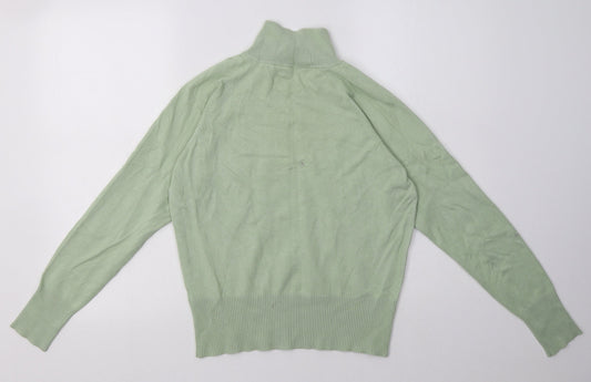 Womens UK Size 14 Marks and Spencer Green Pullover Sweatshirt