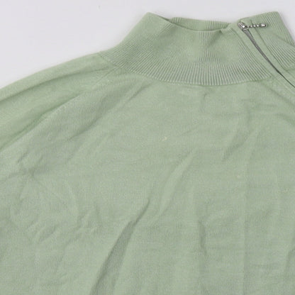 Womens UK Size 14 Marks and Spencer Green Pullover Sweatshirt