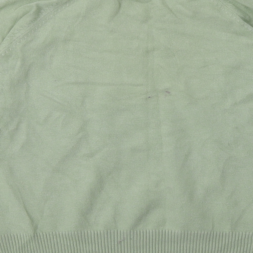 Womens UK Size 14 Marks and Spencer Green Pullover Sweatshirt