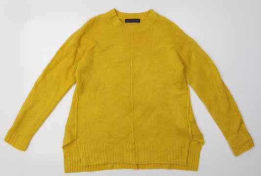 Womens UK Size S Marks and Spencer Yellow Pullover Sweatshirt