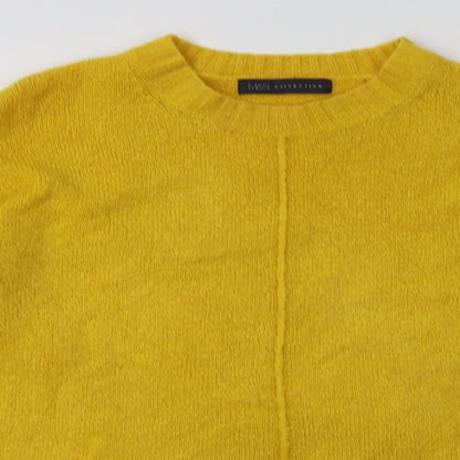 Womens UK Size S Marks and Spencer Yellow Pullover Sweatshirt