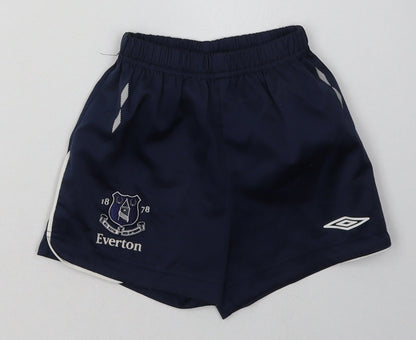 Umbro Boys Blue  Polyester Shorts Outfit/Set Size 18-24 Months   - Everton FC