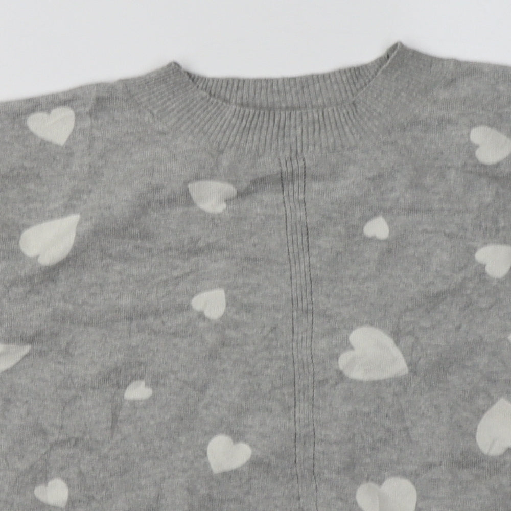 Womens UK Size M Marks and Spencer Grey Pullover Sweatshirt
