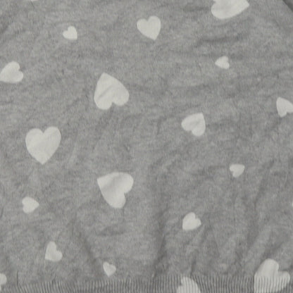 Womens UK Size M Marks and Spencer Grey Pullover Sweatshirt