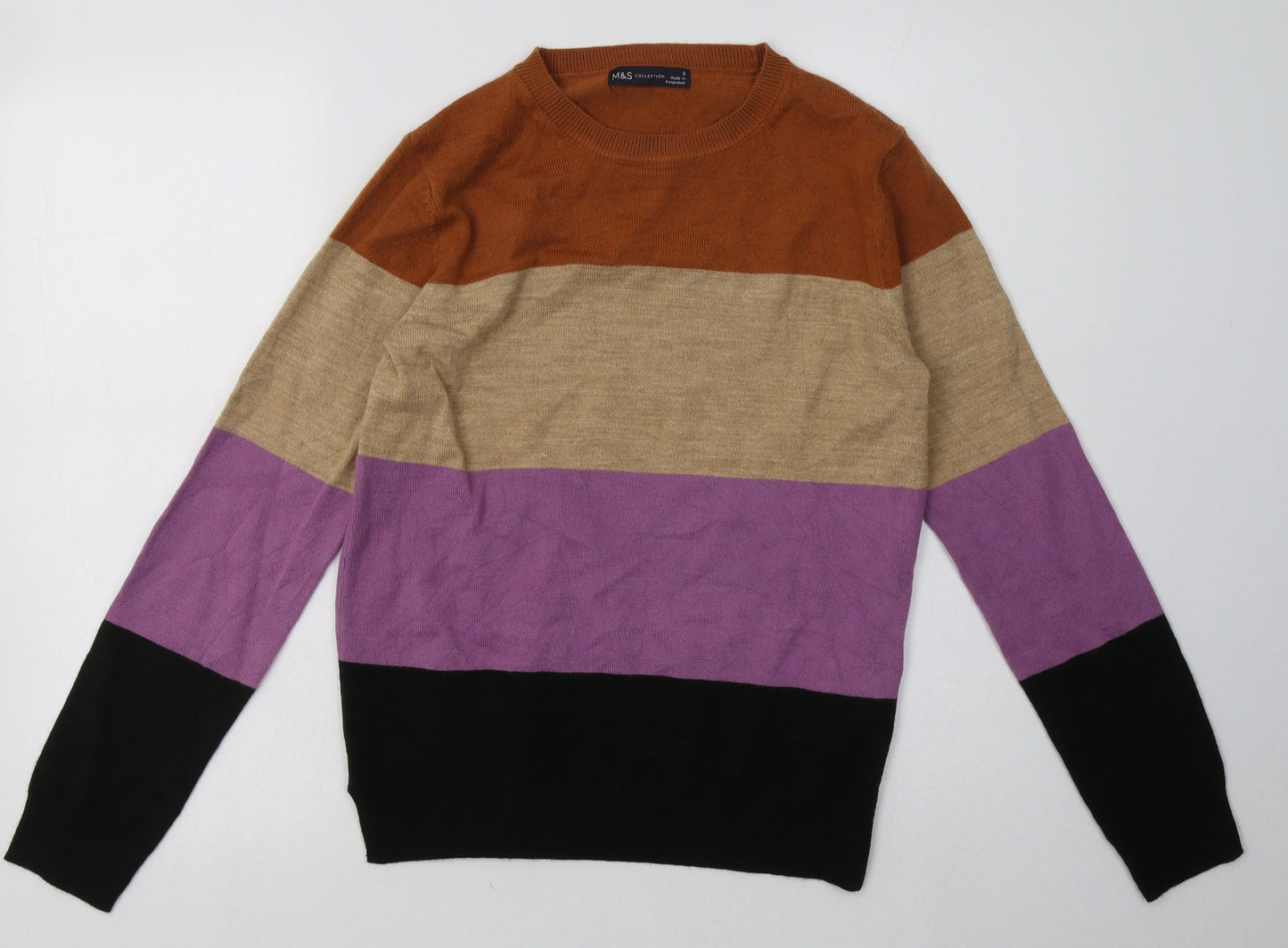 Womens UK Size 8 Marks and Spencer Multicoloured Pullover Sweatshirt