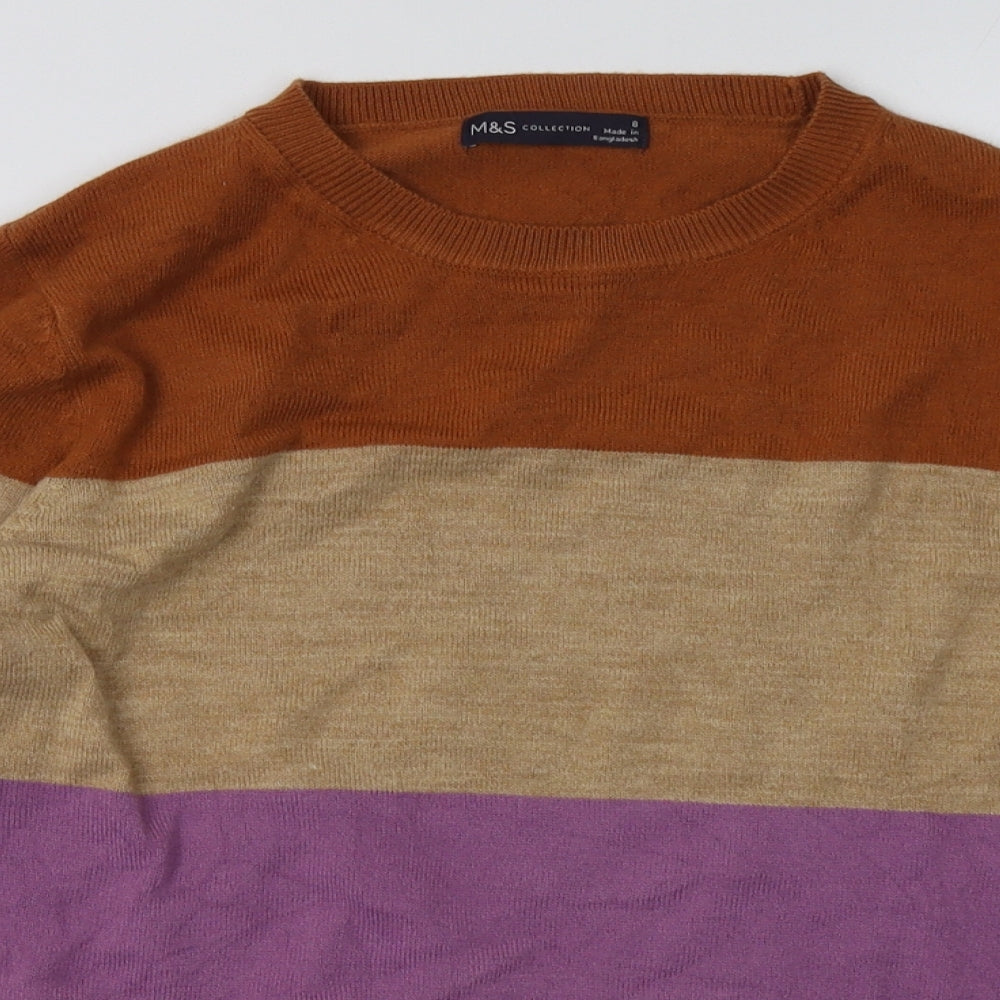 Womens UK Size 8 Marks and Spencer Multicoloured Pullover Sweatshirt