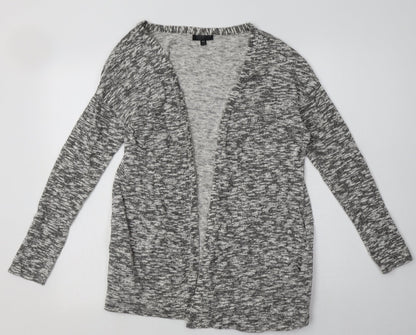 Womens UK Size 10 Topshop Grey Cardigan Jumper