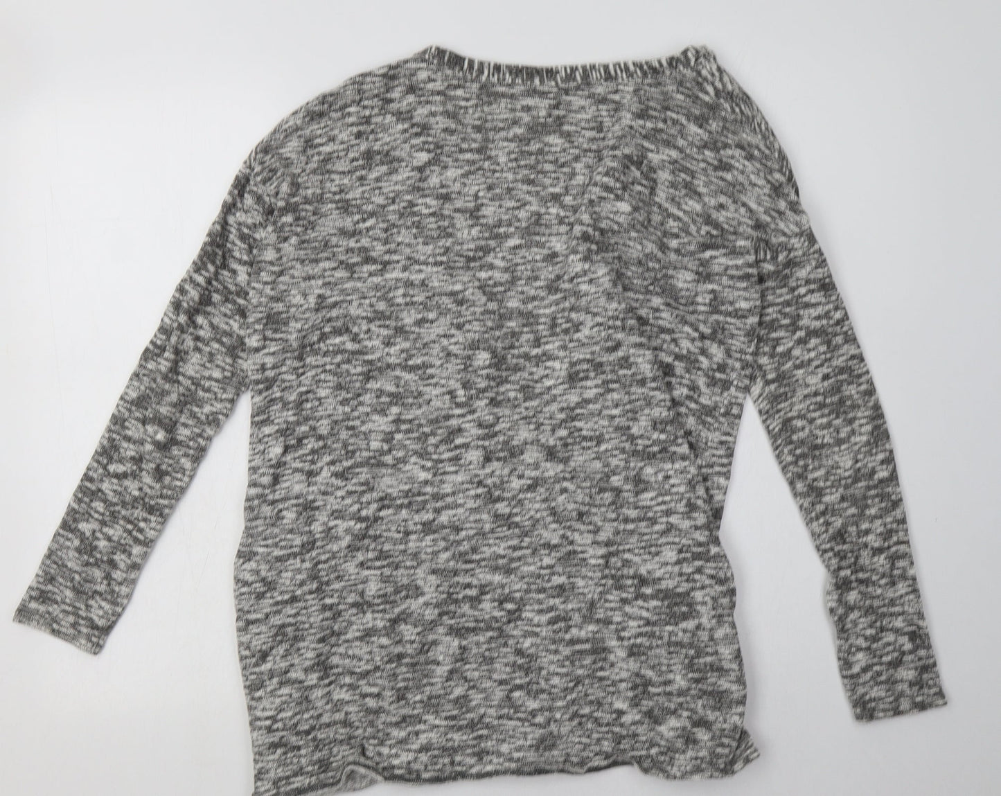 Womens UK Size 10 Topshop Grey Cardigan Jumper