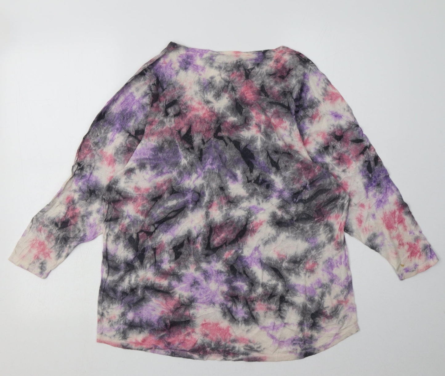 Warehouse Womens Pink  Viscose Pullover Sweatshirt Size 12  Pullover