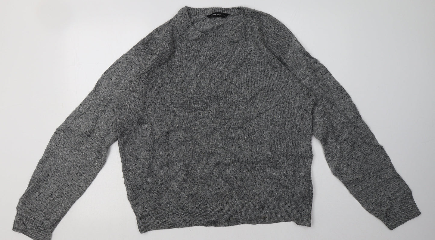 Mens UK Size L Cedar Wood State Grey Pullover Sweatshirt