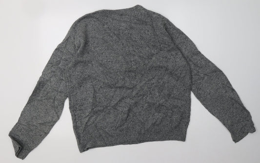 Mens UK Size L Cedar Wood State Grey Pullover Sweatshirt