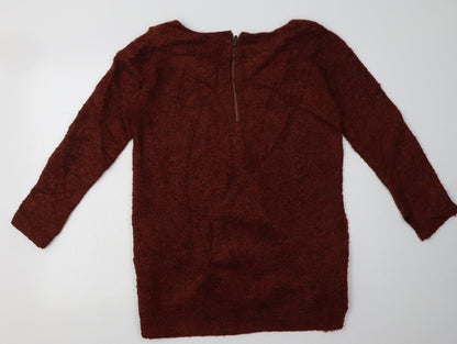 Womens UK Size 12 NEXT Orange Pullover Sweatshirt