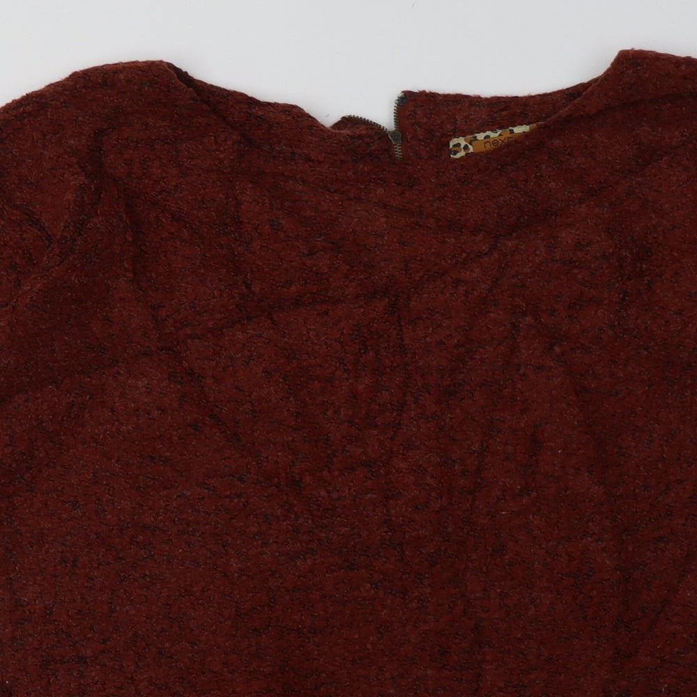 Womens UK Size 12 NEXT Orange Pullover Sweatshirt