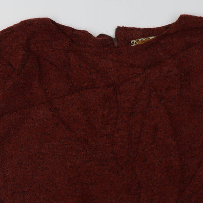Womens UK Size 12 NEXT Orange Pullover Sweatshirt