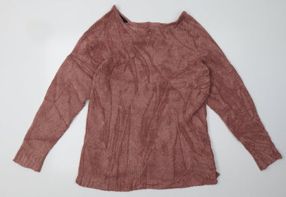 Yours Womens Pink  Polyester Pullover Sweatshirt Size 18  Pullover