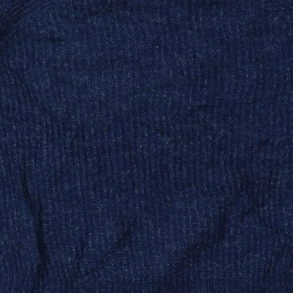 H&M Womens Blue  Acrylic Pullover Sweatshirt Size S  Pullover