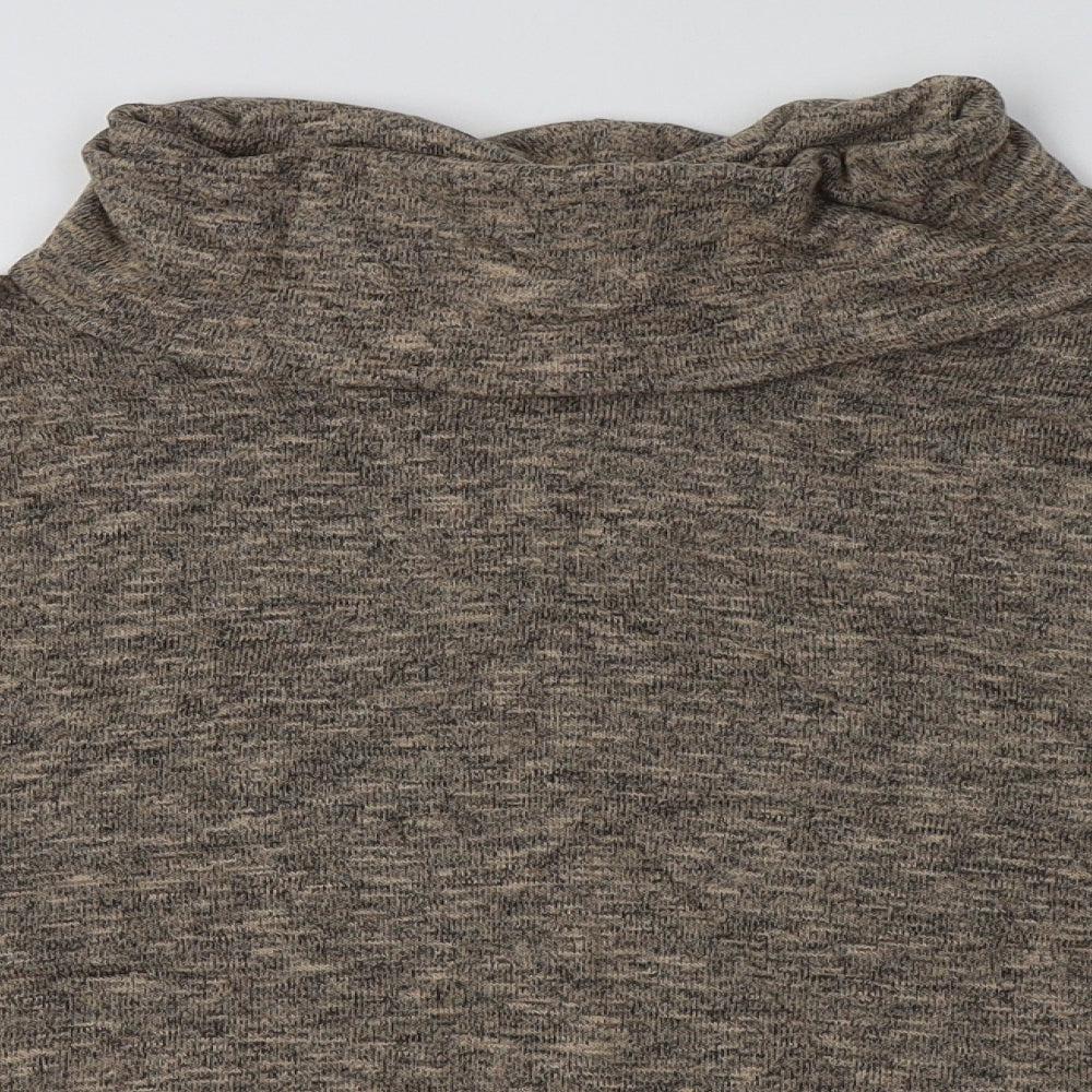New Look Womens Brown  Polyester Pullover Sweatshirt Size 8  Pullover