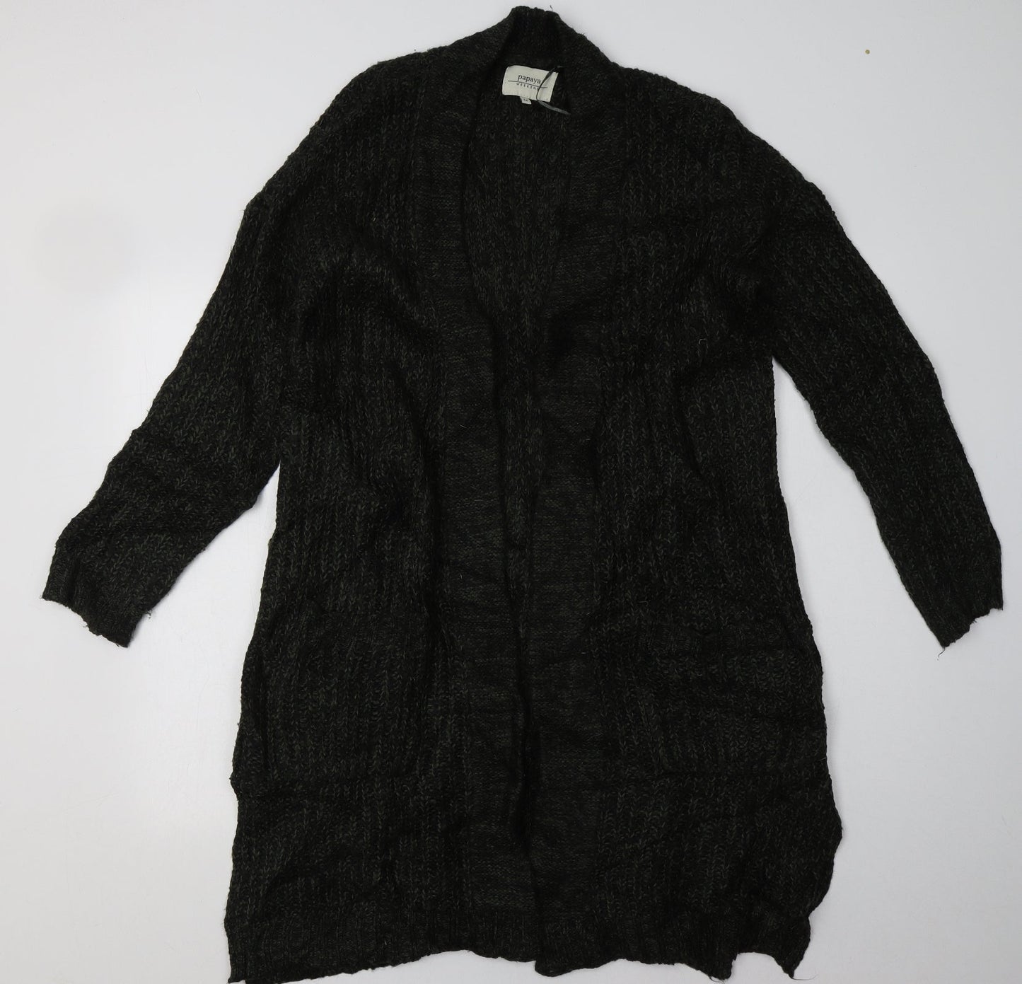 Womens UK Size M Matalan Green Cardigan Jumper