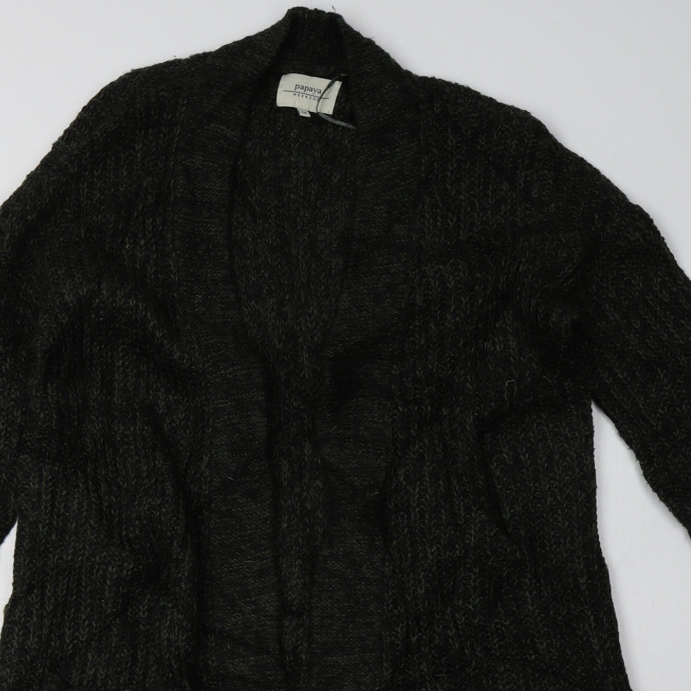 Womens UK Size M Matalan Green Cardigan Jumper