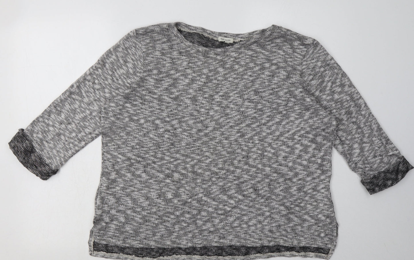 River Island Womens Grey  Polyester Pullover Sweatshirt Size 16  Pullover