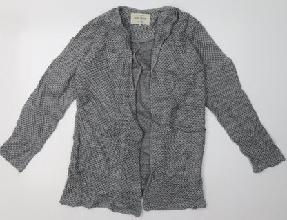 Womens UK Size 10 River Island Grey Cardigan Jumper