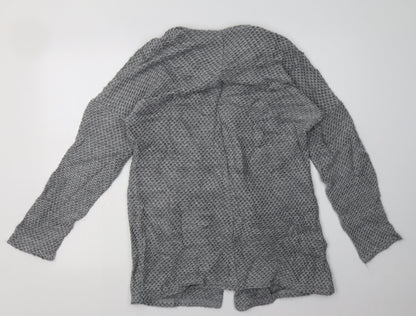 Womens UK Size 10 River Island Grey Cardigan Jumper