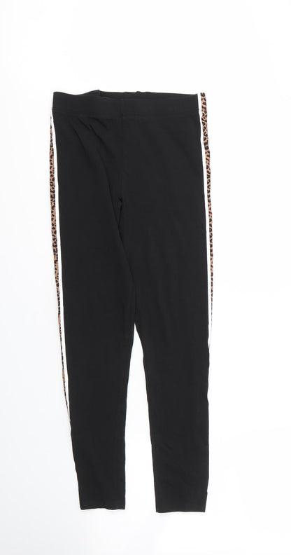 Womens UK Size S Preworn  Carrot Black Leggings