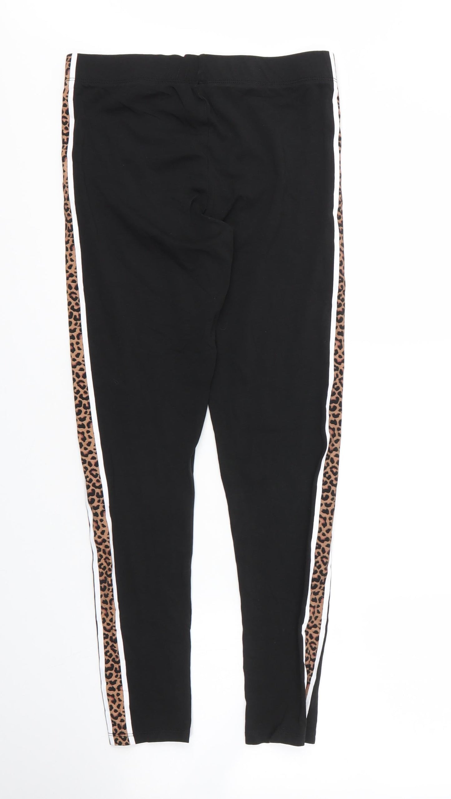 Womens UK Size S Preworn  Carrot Black Leggings